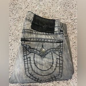 Men’s True Religion Jeans Grey Size 28 Ricky